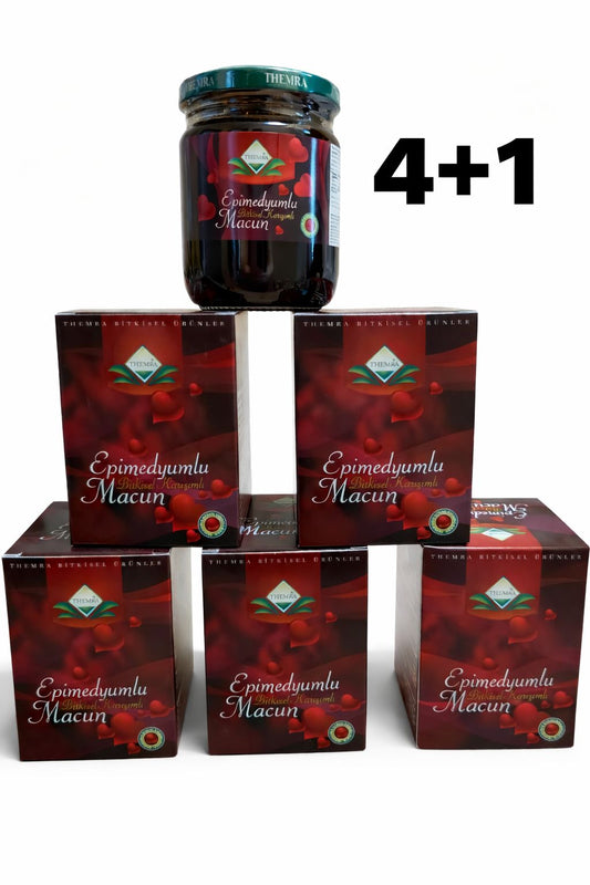 ПРОМОЦИОНАЛНА ЦЕНА  4+1 подарък натурален билков маджун 240гр -безплатна доставка до офис